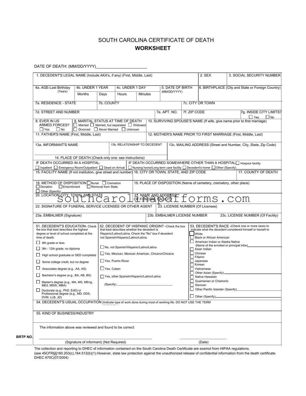 Dhec 670C Template