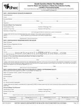 Dhec 2738 Template